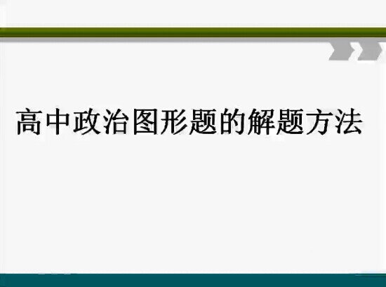 高中政治图形题解题方法